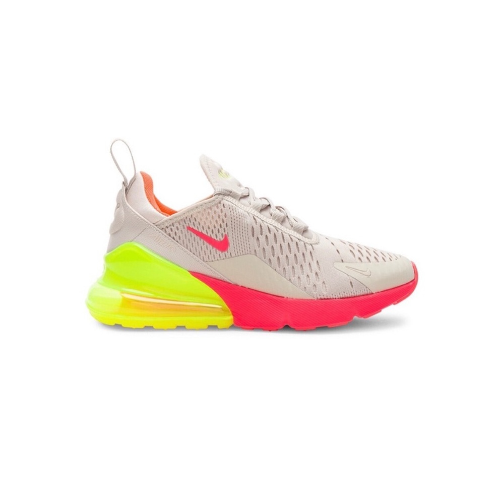Nike Air Max 270 in Pink and Neon Yellow